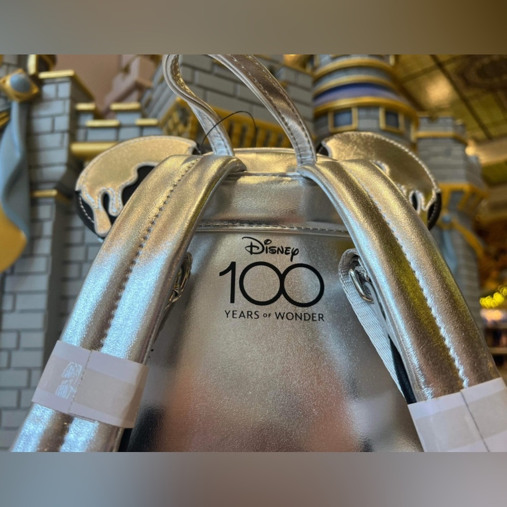 Loungefly X Disney 100 Years of Wonder Platinum Celebration Backpack NWT - Picture 3 of 6